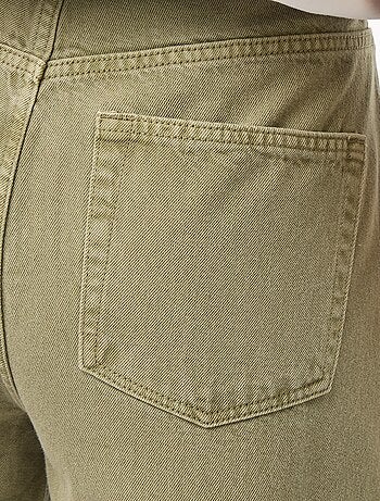 Vaquero wide leg de tiro alto