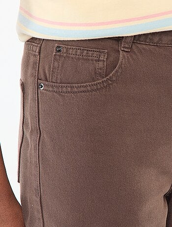 Vaquero wide leg de tiro alto