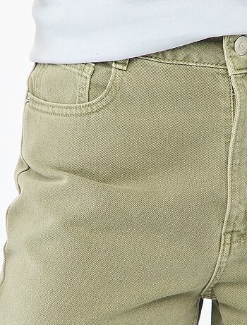 Vaquero wide leg de tiro alto