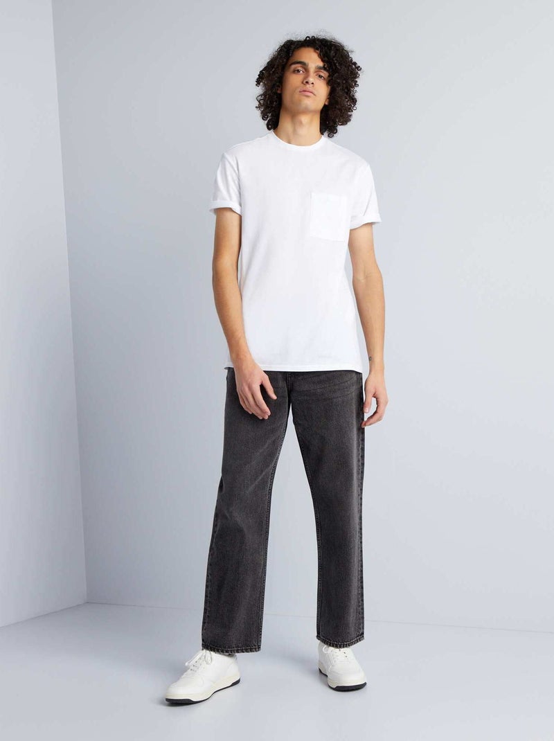 Vaquero wide leg GRIS - Kiabi