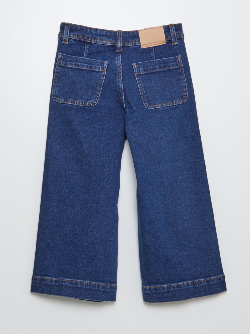 Vaquero wide leg tobillero AZUL - Kiabi