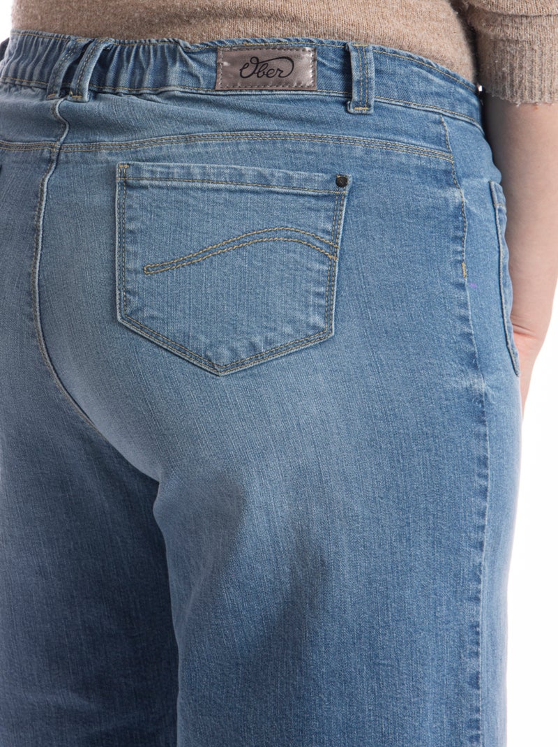 Vaqueros acampanado stretch OBWIDE3 'OBER' Azul - Kiabi