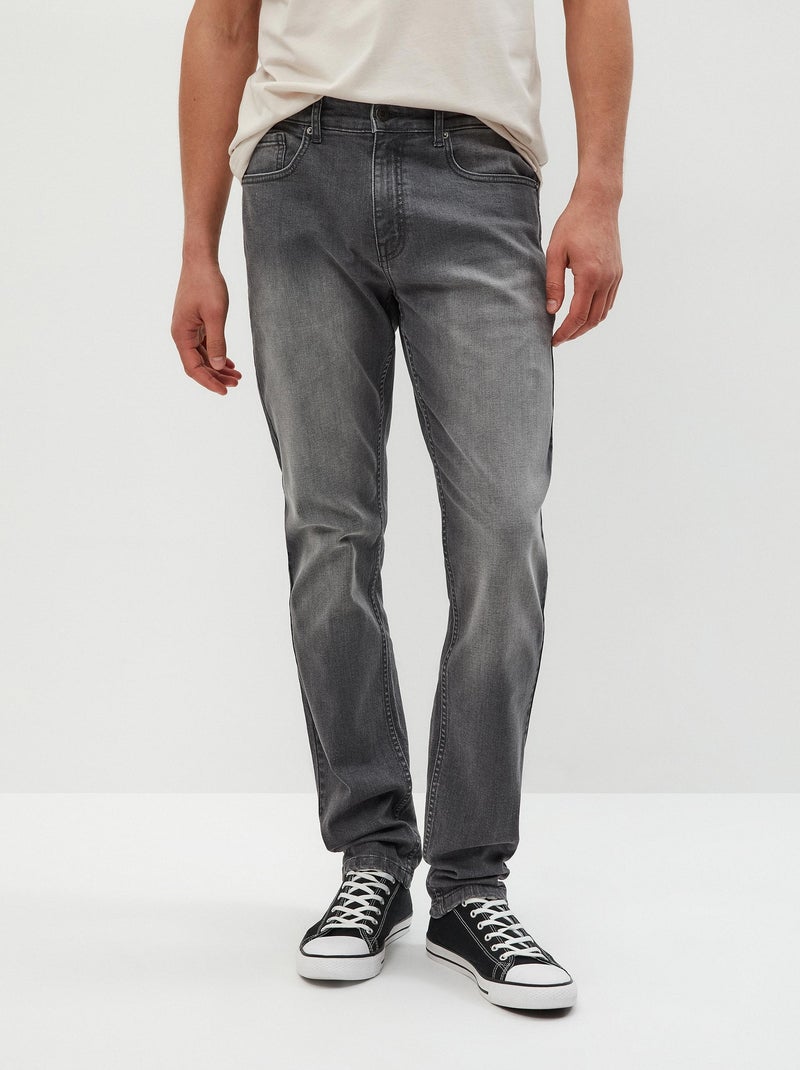 Vaqueros ajustados, MO Fashion Gris - Kiabi