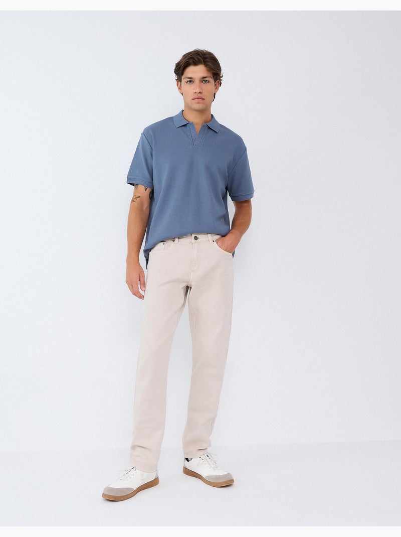 Vaqueros ajustados, mo fashion Gris - Kiabi
