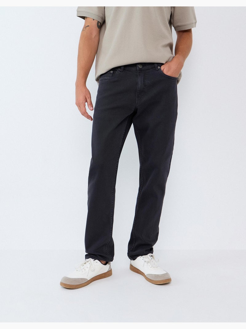 Vaqueros ajustados, mo fashion Negro - Kiabi