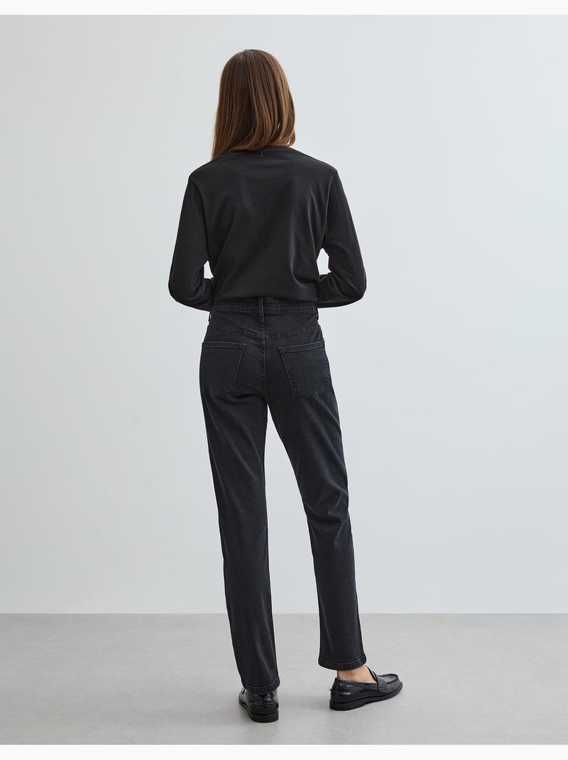 Vaqueros ajustados, mo fashion Negro - Kiabi