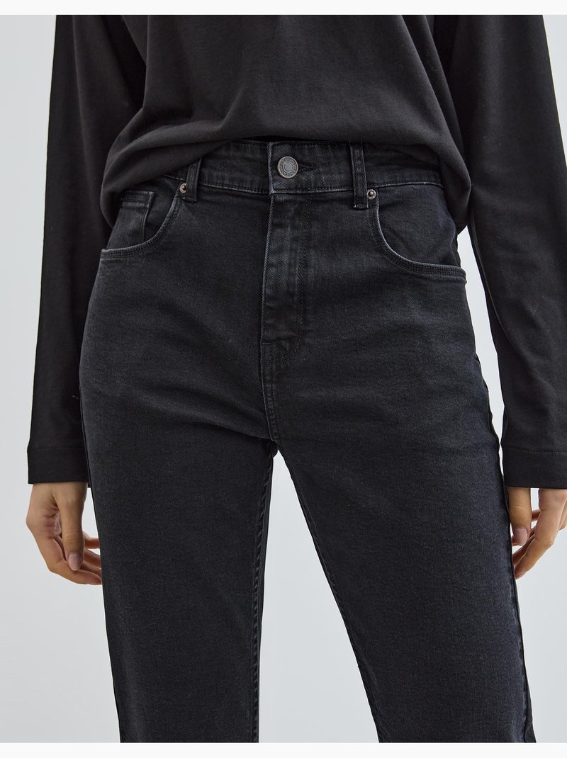 Vaqueros ajustados, mo fashion Negro - Kiabi