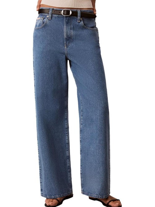 Vaqueros anchos de mujer calvin klein - Kiabi