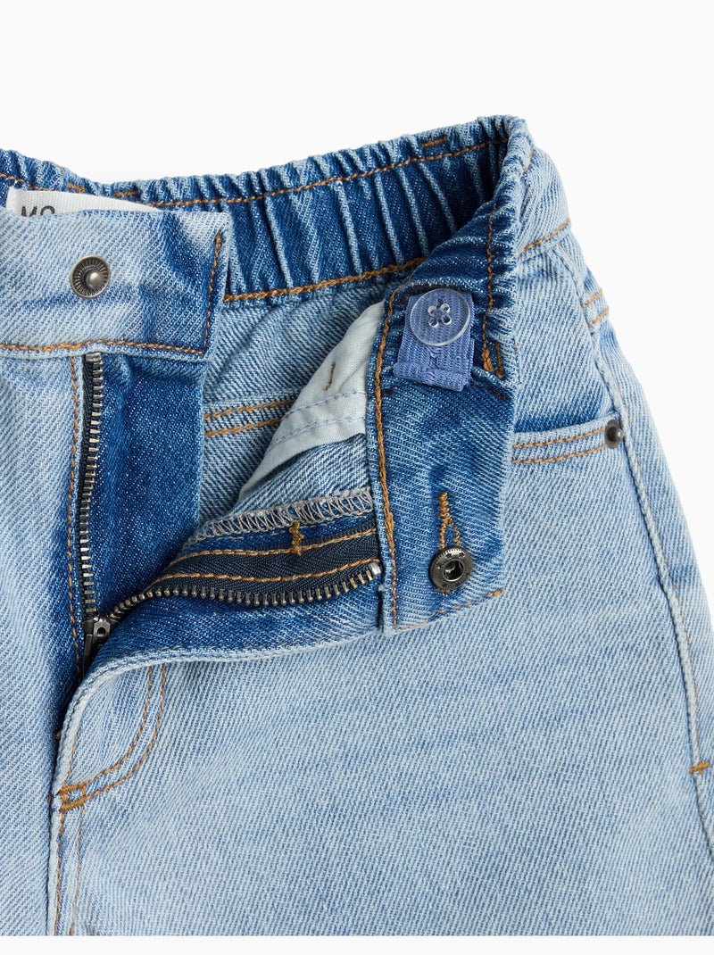 Vaqueros anchos, mo fashion Azul - Kiabi