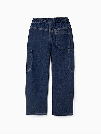 Vaqueros baggy cargo con cordón