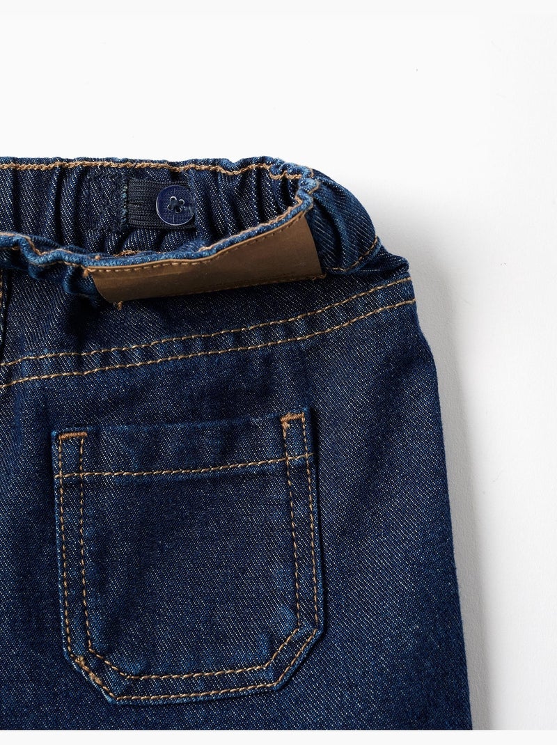 Vaqueros baggy con cordón Azul oscuro - Kiabi