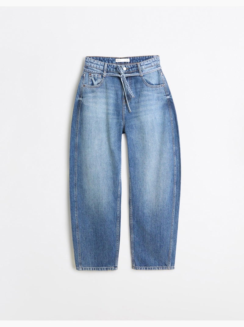 Vaqueros barrel, mo fashion Azul - Kiabi