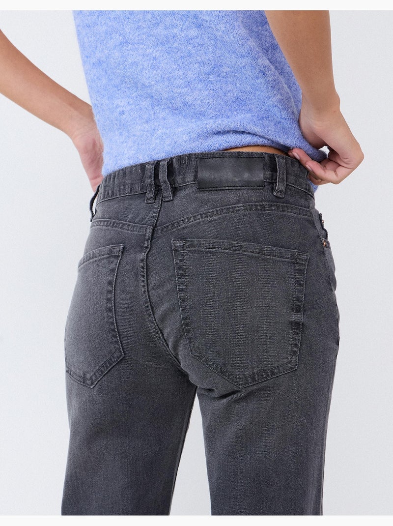 Vaqueros bootcut, mo fashion Gris - Kiabi