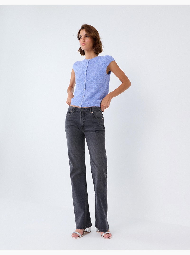 Vaqueros bootcut, mo fashion Gris - Kiabi