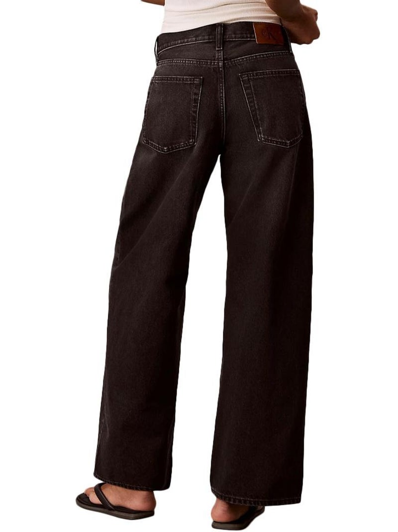 Vaqueros Calvin Klein Jeans para Mujer Negro - Kiabi