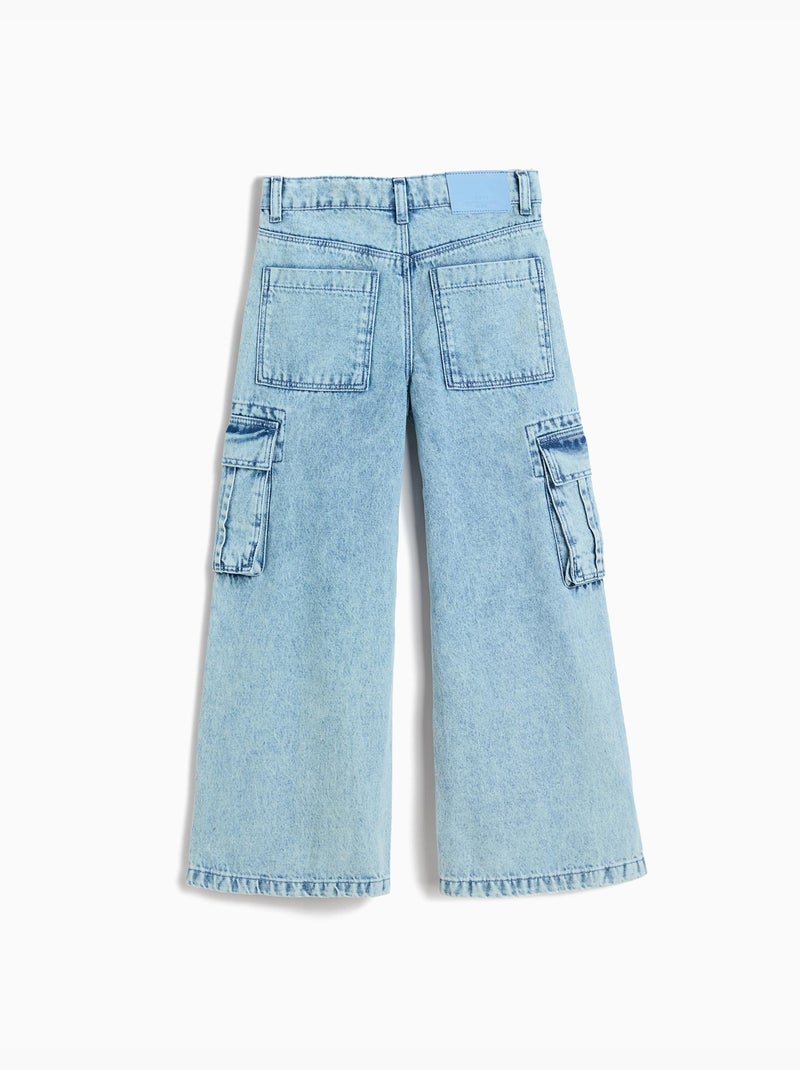 Vaqueros cargo, MO Fashion Azul - Kiabi