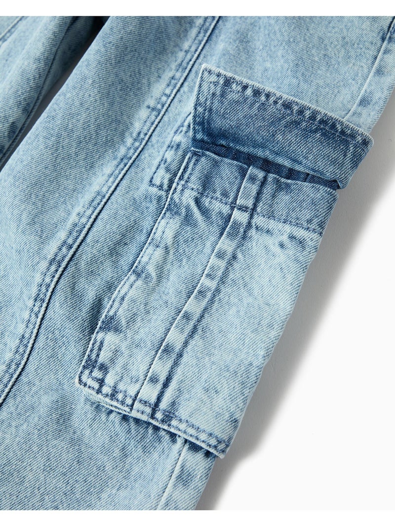 Vaqueros cargo, MO Fashion Azul - Kiabi