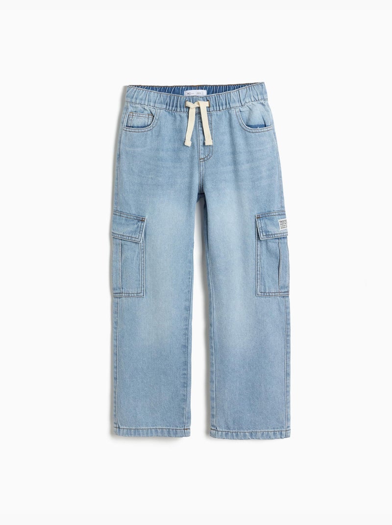 Vaqueros cargo, MO Fashion Azul - Kiabi