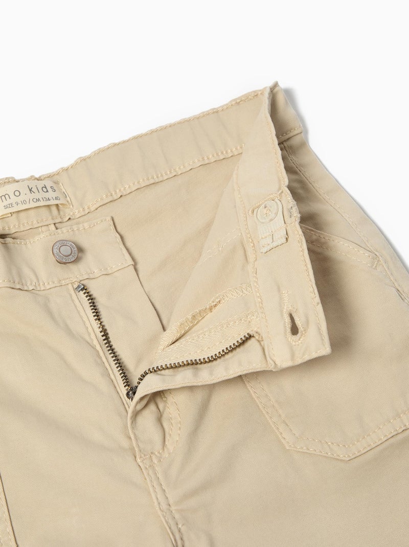 Vaqueros cargo, MO Fashion Beige - Kiabi