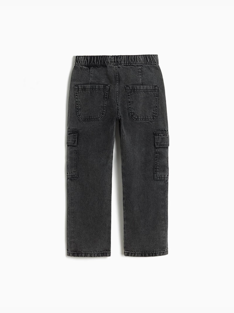 Vaqueros cargo, MO Fashion Gris - Kiabi