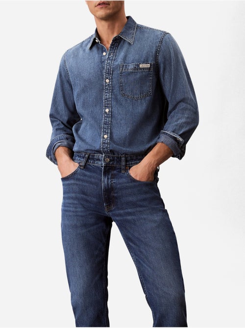 Vaqueros con botón - calvin klein - Kiabi Vaqueros con botón - calvin klein - Kiabi