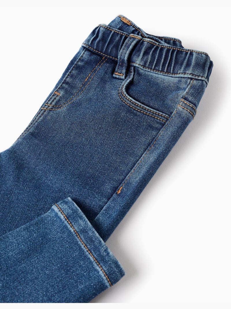 Vaqueros con cintura elástica Azul Azul - Kiabi
