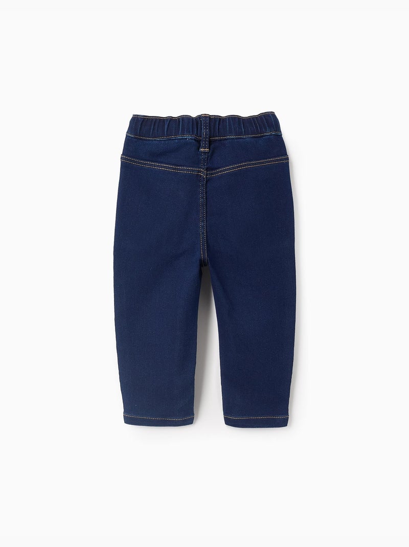 Vaqueros con cintura elástica Azul oscuro - Kiabi