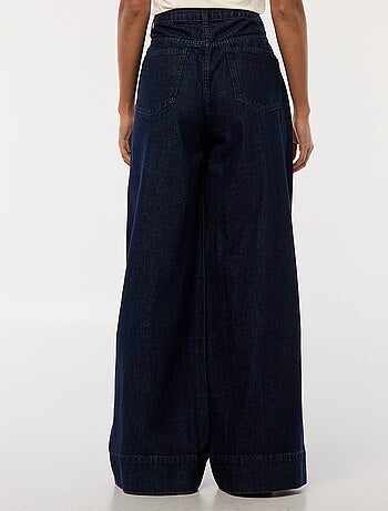 Vaqueros corte wide leg con 5 bolsillos