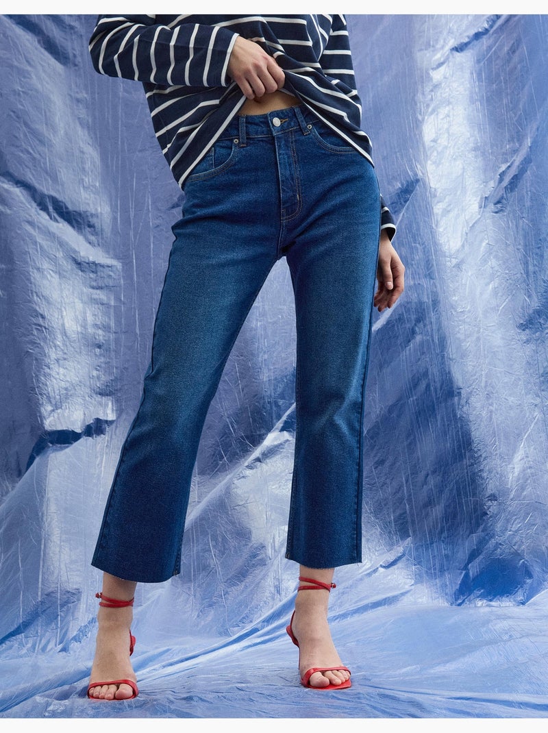 Vaqueros 'Cortos de Campana', MO Fashion Azul - Kiabi