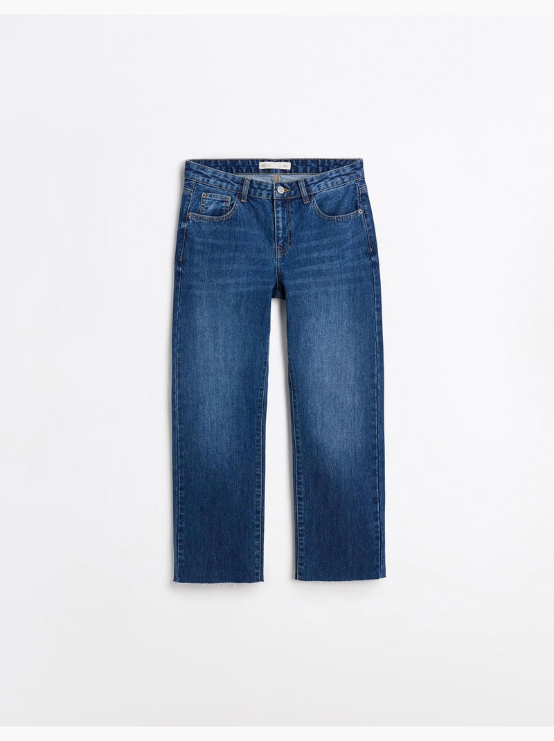 Vaqueros cortos de corte recto, MO Fashion Azul - Kiabi