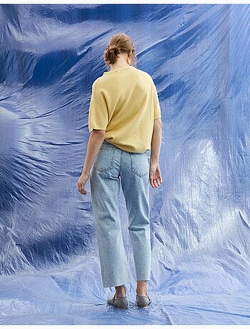 Vaqueros cortos de corte recto, MO Fashion