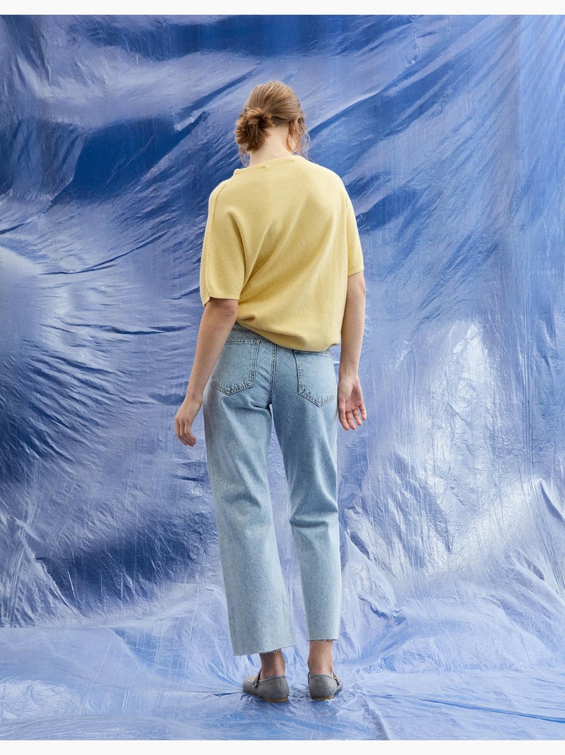 Vaqueros cortos de corte recto, MO Fashion Azul - Kiabi