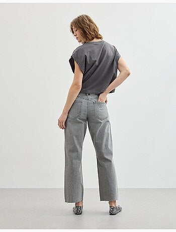 Vaqueros cortos de corte recto, MO Fashion