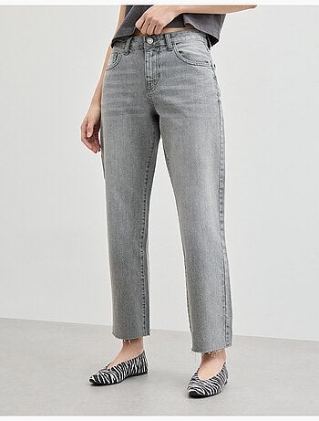 Vaqueros cortos de corte recto, MO Fashion