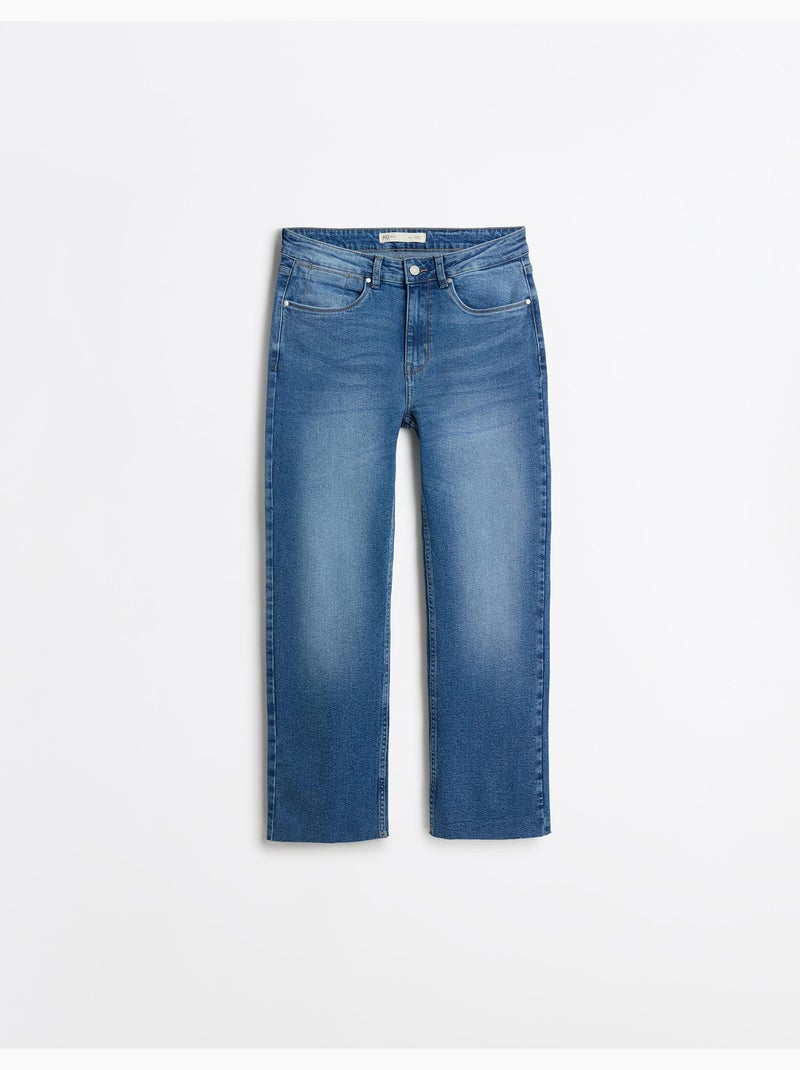 Vaqueros cortos rectos, MO Fashion Azul - Kiabi