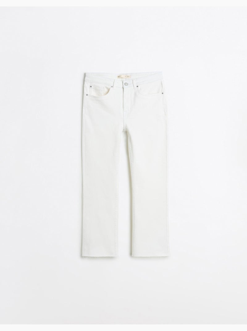 Vaqueros cortos rectos, MO Fashion Blanco - Kiabi