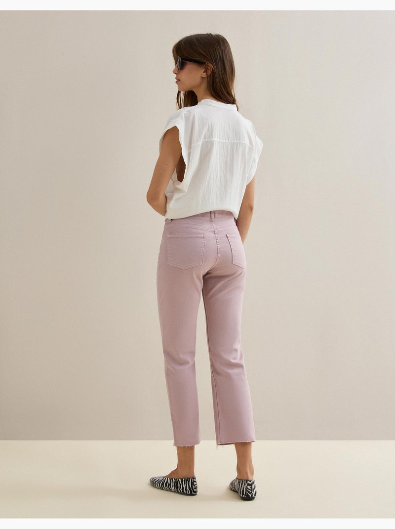 Vaqueros cortos rectos, MO Fashion Rosa - Kiabi