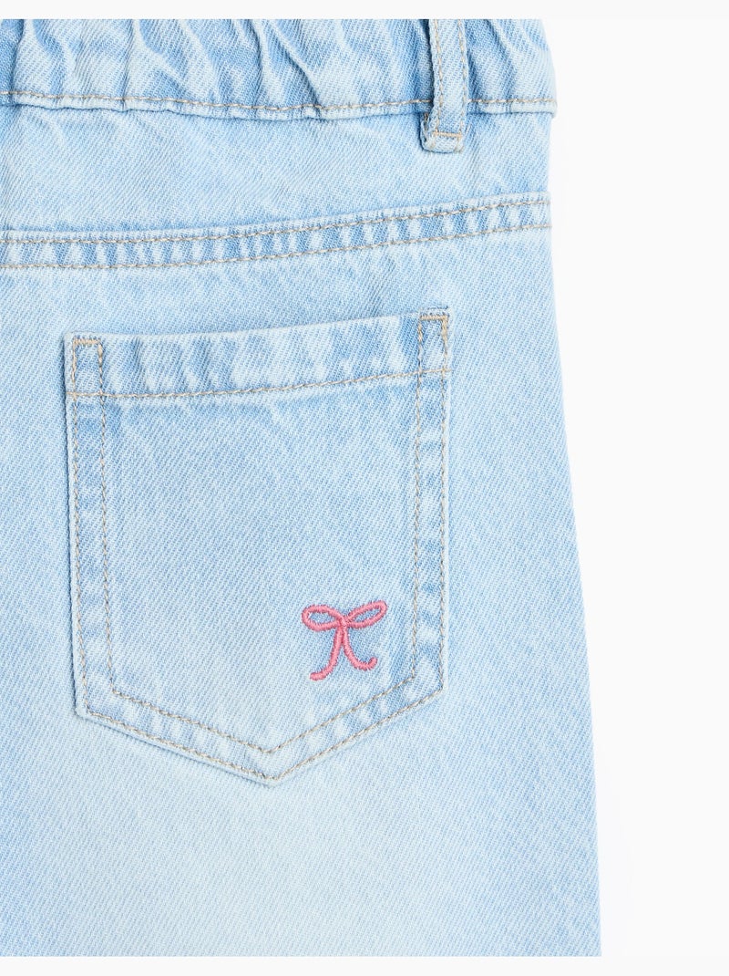 Vaqueros culotte, mo fashion Azul - Kiabi