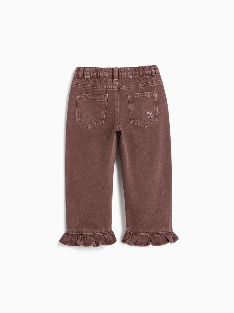Vaqueros culotte, mo fashion Marrón - Kiabi