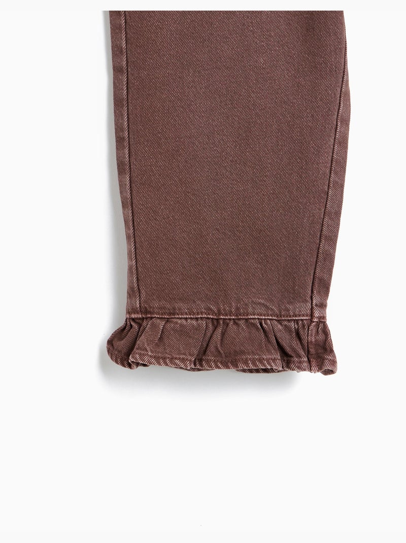 Vaqueros culotte, mo fashion Marrón - Kiabi