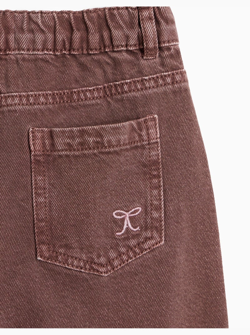 Vaqueros culotte, mo fashion Marrón - Kiabi