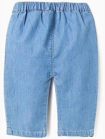 Vaqueros de algodón con cintura elástica