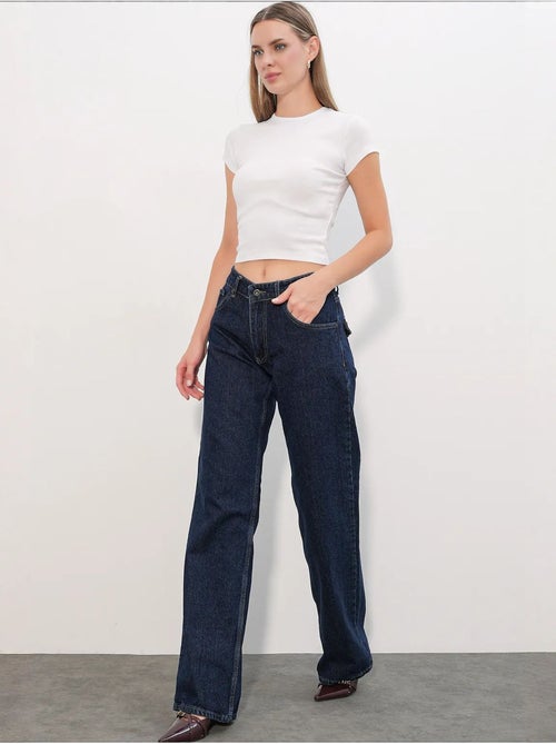 Vaqueros de algodón para mujer bdart - Kiabi Vaqueros de algodón para mujer bdart - Kiabi