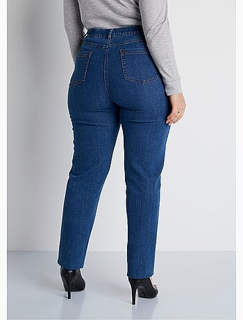 Vaqueros de cinco bolsillos con cinturón elástico de algodón elástico - Afibel