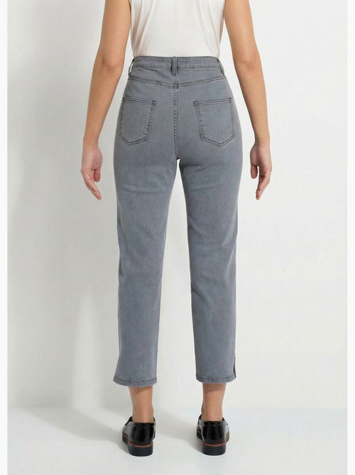 Vaqueros de cintura alta, pierna recta y largo 7/8 - Afibel - Kiabi