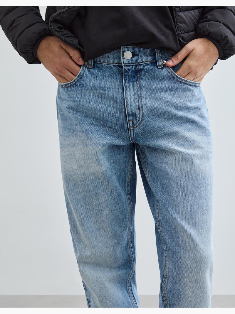 Vaqueros de corte ajustado, MO Fashion Azul - Kiabi