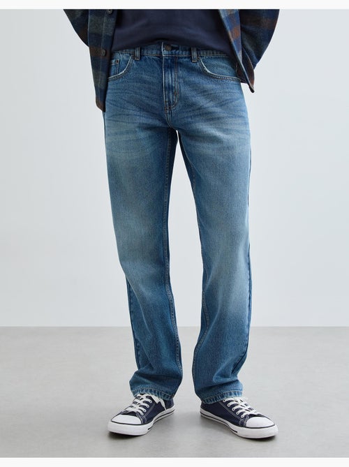 Vaqueros de corte ajustado, MO Fashion - Kiabi Vaqueros de corte ajustado, MO Fashion - Kiabi