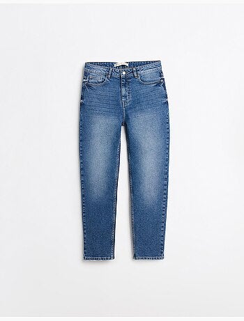 Vaqueros de corte de forma de madre cónicos, MO Fashion