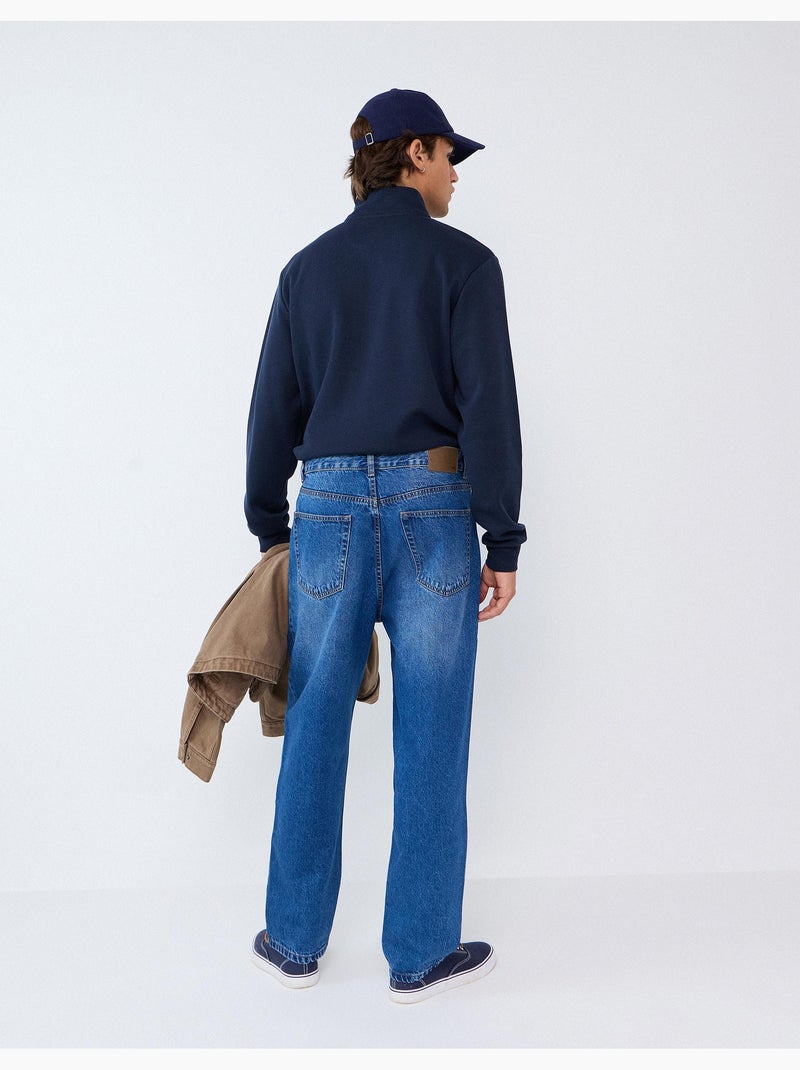 Vaqueros de corte holgado, mo fashion Azul - Kiabi