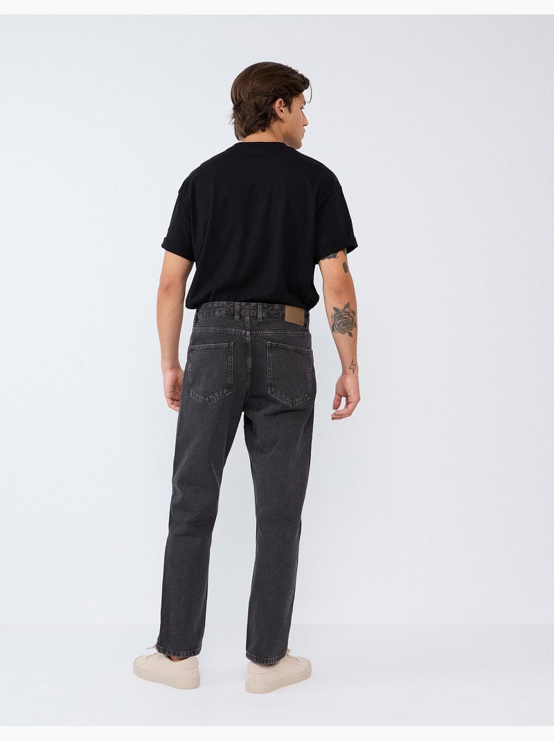 Vaqueros de corte relajado, mo fashion Gris - Kiabi